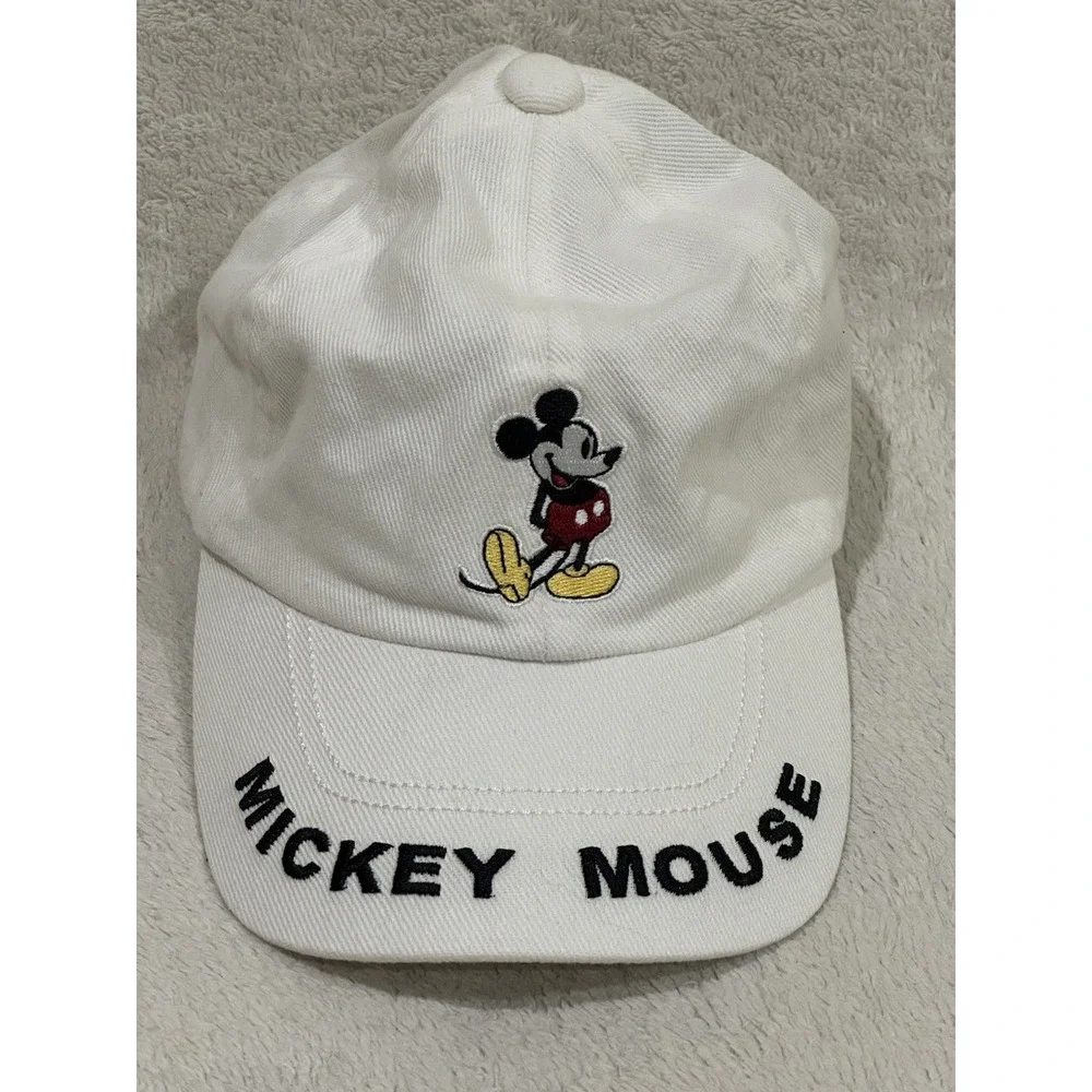 Mickey Mouse Tokyo Disney Resort Hat Snapback White Unisex Cap